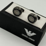 Boutons de Manchette Luxe Noirs