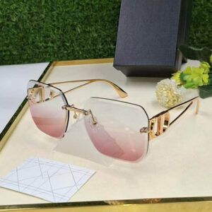 Lunettes de Soleil Oversize "Éclat Rosé"