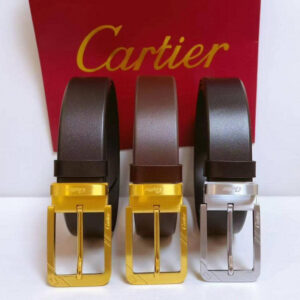 Ceinture en Cuir Lisse Signature