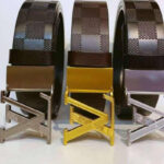 Ceinture "Élégance Damier"