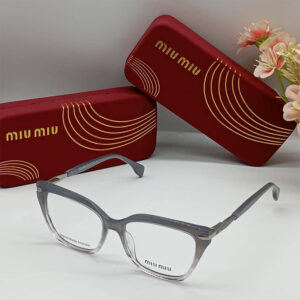 Monture de lunettes optiques translucide grise